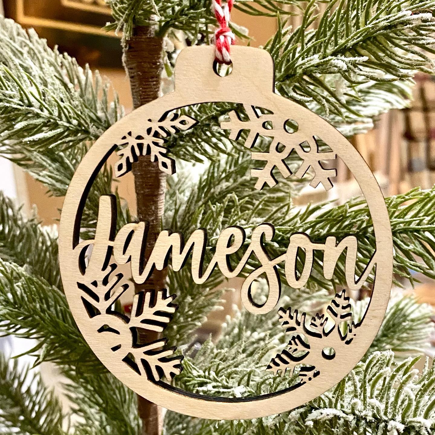 Snowflake Name Ornament